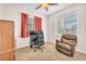 Comfortable bedroom with two windows allowing natural light and a beige carpet at 637 Taliput Palm Pl, Henderson, NV 89011