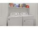 Efficient laundry area equipped with a modern washer and dryer set at 664 Foam Flower Ln, Henderson, NV 89015