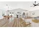 Spacious kitchen flows into the dining area with a view of the living room at 811 Spyglass Ln, Las Vegas, NV 89107