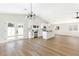 Bright, open living space seamlessly connects the kitchen and dining area at 811 Spyglass Ln, Las Vegas, NV 89107