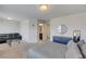 Open bedroom layout with sitting area, ensuite bathroom, and contemporary design touches at 8176 Duncan Peak Ct, Las Vegas, NV 89139