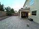 Spacious backyard with a paver patio, offering a great space for relaxation and gatherings at 8977 Melridge Rd, Las Vegas, NV 89148