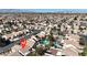 Backyard aerial view highlighting pool, landscape, and proximity to the subject property at 9562 Collinsleap Ct, Las Vegas, NV 89123