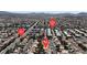 Residential area view including key locations: S. Pollock Dr. and E. Silverado Ranch Blvd at 9562 Collinsleap Ct, Las Vegas, NV 89123