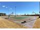 Well-maintained community basketball court ready for a friendly game with mountain views at 1014 Solemn Cactus Ave, North Las Vegas, NV 89031