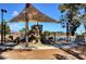 Outdoor playground features a unique play structure, perfect for and Gathering fun at 1014 Solemn Cactus Ave, North Las Vegas, NV 89031