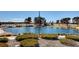 Community pond offering picturesque views, surrounded by walking paths and lush landscaping at 1014 Solemn Cactus Ave, North Las Vegas, NV 89031