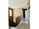Upstairs hallway with neutral paint and modern trim at 10238 Missouri Meadows St, Las Vegas, NV 89183