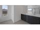 Bathroom featuring double vanity, shower, and window view at 10273 Fragrant Apple Ct, Las Vegas, NV 89141