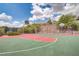 Community basketball court with green and red surface and scenic views at 1421 Via Savona Dr, Henderson, NV 89052