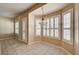 Breakfast nook features tiled floor, door to outside and shuttered windows at 1574 Livingston Dr, Henderson, NV 89012