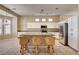 Well-lit kitchen features a large kitchen island and stainless steel appliances at 1574 Livingston Dr, Henderson, NV 89012