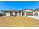 Charming single-story home showcasing desert landscaping, a covered entryway, and a two-car garage at 1719 Rolling Hills Dr, Las Vegas, NV 89156