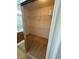 Walk-in closet with sliding doors, shelving and carpet floors at 2562 Downeyville Ave, Henderson, NV 89052