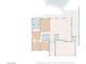 Detailed floor plan showcasing the layout of the home's bedrooms, bathrooms, living spaces, and overall design at 2620 E Harmon Ave, Las Vegas, NV 89121