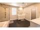 Bathroom boasts dual sinks, a soaking tub, sleek walk-in shower and modern fixtures at 2650 Skylark Trail St, Henderson, NV 89044
