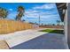 Backyard features a concrete patio and artificial turf at 2721 Bruce Cir, North Las Vegas, NV 89030