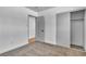 Bedroom features a closet and a door to another room at 2721 Bruce Cir, North Las Vegas, NV 89030