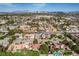 Beautiful neighborhood surrounded by lots of trees and beautiful homes, with the Las Vegas strip in the background at 3151 Coachlight Cir, Las Vegas, NV 89117