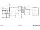 Detailed floor plan showcasing the layout of the home and room dimensions at 3151 Coachlight Cir, Las Vegas, NV 89117