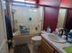 Bathroom with a shower-tub combo and a single sink vanity at 3261 Winery Rd, Pahrump, NV 89048
