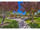 Community park features grassy areas, playground, picnic tables, and shaded gazebo at 4042 Keefe Falls Ct, North Las Vegas, NV 89085