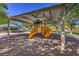 A fun playground provides outdoor enjoyment and recreation for in the community at 4042 Keefe Falls Ct, North Las Vegas, NV 89085