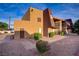 Exterior view of multi-Gathering home with stone accents at 4310 Sandy River Dr # 70, Las Vegas, NV 89103