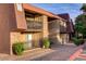 Exterior view of multi-Gathering home with stone accents and balconies at 4310 Sandy River Dr # 70, Las Vegas, NV 89103