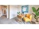 Office featuring a desk, rolling chair, decor, and sliding-door closet at 4839 Orchid Ridge Ave # 96, Las Vegas, NV 89141