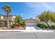 Charming single-story home with well-manicured landscaping and a two-car garage at 5017 Hadley Meadow Ct, Las Vegas, NV 89131