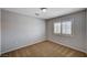 Bedroom with window and neutral carpet at 5239 Tartan Hill Ave, Las Vegas, NV 89141