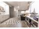 Finished basement with recessed lighting, built-in shelving, and plenty of living space at 53 Grossinger Ct, Henderson, NV 89074