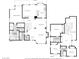 Detailed floor plan showcasing the layout of this two-story home, including bedrooms, bathrooms, and living spaces at 53 Grossinger Ct, Henderson, NV 89074