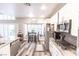 Well-lit kitchen with stainless steel appliances and breakfast nook at 53 Grossinger Ct, Henderson, NV 89074