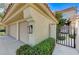 Charming home featuring a two-car garage, a tile roof, and manicured landscaping at 8121 Castle Pines Ave, Las Vegas, NV 89113