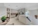 Office space with a built-in desk and shelving units, and accent lighting at 8121 Castle Pines Ave, Las Vegas, NV 89113