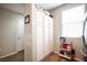 Pantry with shelving, located off the kitchen featuring abundant storage at 8368 Creek Canyon Ave, Las Vegas, NV 89113