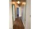 Long hallway with laminate wood floors leads into a bedroom or bathroom area at 9000 Las Vegas Blvd # 2097, Las Vegas, NV 89123