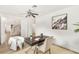 Bright office with desk and storage, large window and neutral decor at 9615 Sedona Hills Ct, Las Vegas, NV 89147