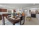Elegant dining room featuring a large table, ornate chairs, and spacious layout at 9742 Toad Hollow St, Las Vegas, NV 89141