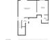 Layout of the recreation room, hall, bathroom and bedroom is clearly visualized in this floor plan at 9742 Toad Hollow St, Las Vegas, NV 89141