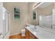 Bathroom featuring a sink with cabinet and a tub-shower combo at 100 Woolman Rink Ave, Las Vegas, NV 89123