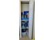 Neat closet with shelving, perfect for organizing books, toys, and essentials for a tidy space at 11074 Caramel Crest Ct, Las Vegas, NV 89135