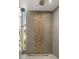 Modern shower with designer tile accents and rainfall showerhead at 13 Rockstream Dr, Henderson, NV 89012