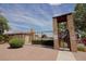 A secure brick archway entrance to a gated community, ensuring privacy and security at 1467 Hialeah Dr # C, Las Vegas, NV 89119