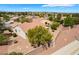 Single-story home featuring desert landscaping, a terra cotta tile roof, and a private, walled backyard at 1781 Cypress Lake Ct, Henderson, NV 89012