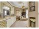 Living room with a kitchenette, a chaise lounge, and stylish decor at 2008 Winter Wind St, Las Vegas, NV 89134