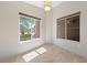 Bright bonus room with large windows and neutral tile flooring at 2156 Eagle Sticks Dr, Henderson, NV 89012