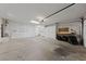 Large garage with shelving and workbench at 2156 Eagle Sticks Dr, Henderson, NV 89012